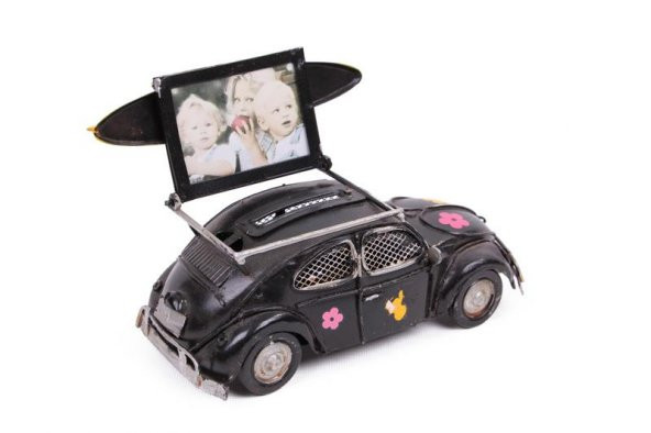 himarry Dekoratif Metal Araba Çerçeveli ve Kumbaralı Vosvos Hediyelik - 5