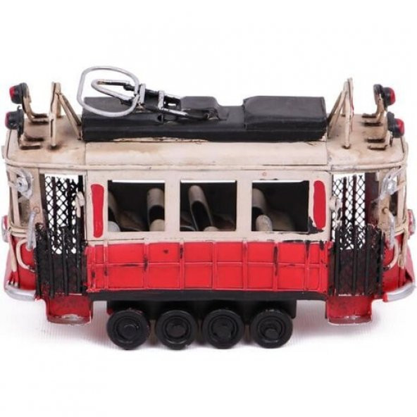 himarry Dekoratif Metal Taksim Tramvay Küçük Vintage Biblo Hediyelik - 1