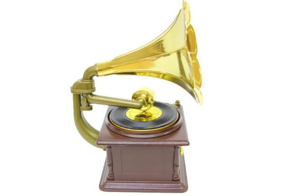 himarry Gramofon Müzik Kutusu Kurmalı Dekoratif Ev Ofis Hediyelik - Resim 5