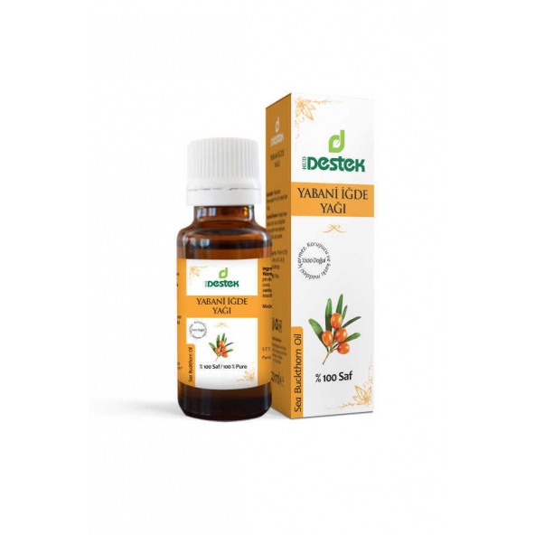 Destek Yabani İğde Yağı 20 ML-%100 Saf