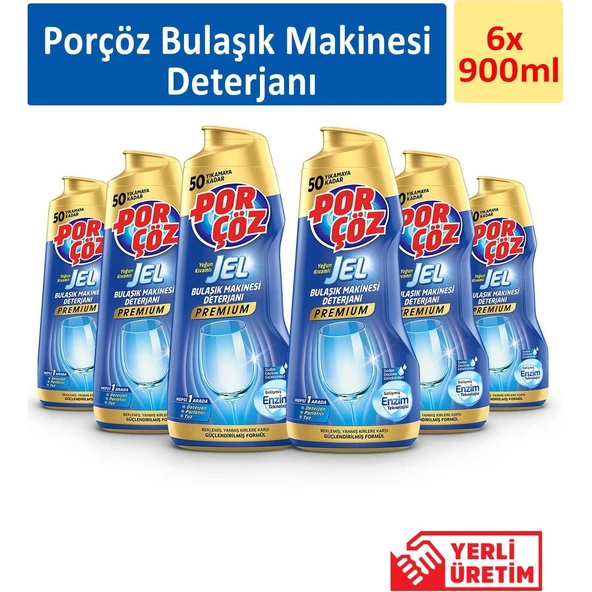 Makinesi Deterjanı 900 ml x 6 Adet