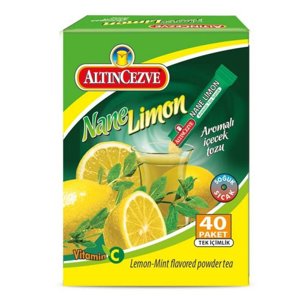 Altıncezve Nane Limon Aromalı Tek İçimlik İçecek Tozu 40 x 1.5 Gr