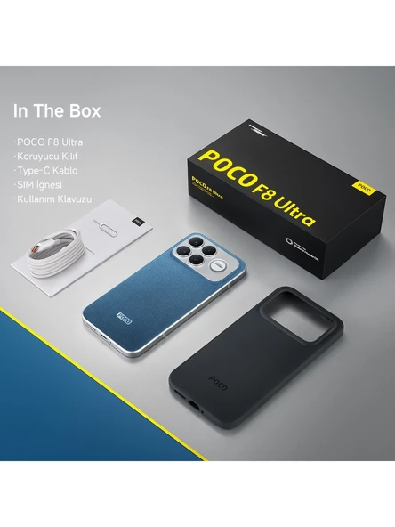 PTTAVM: POCO F8 Ultra 12/256GB Mavi (Türkiye Garantili)