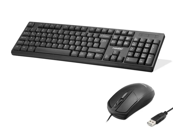 Ve Mouse Seti - Siyah KM501