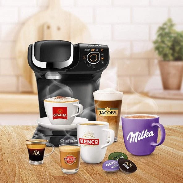 Bosch Ev Aletleri TAS6502 Tassimo My Way 2 Otomatik Kahve Makinesi, 1.3 litre, Siyah - 2
