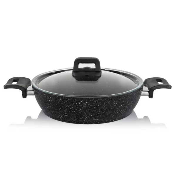 Schafer Savor Yanmaz Yapışmaz 7 Parça Siyah Tencere Seti - 3
