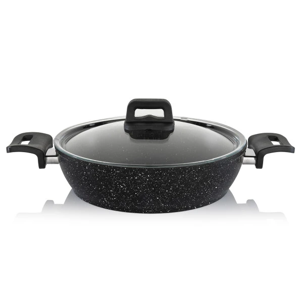 Schafer Savor Yanmaz Yapışmaz 7 Parça Siyah Tencere Seti - 6