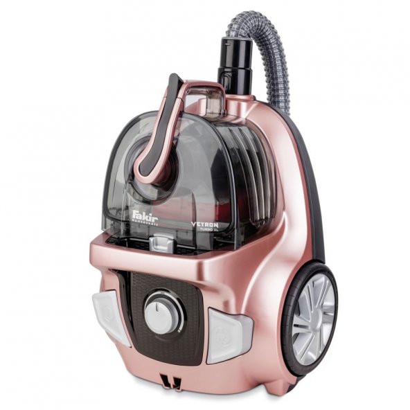 Fakir Veyron Turbo XL 750 W Toz Torbasız Elektrikli Süpürge Rose - 2