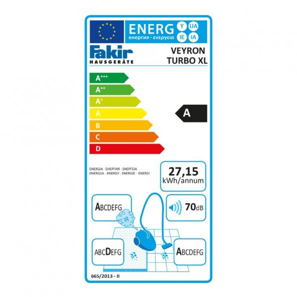 Fakir Veyron Turbo XL 750 W Toz Torbasız Elektrikli Süpürge Rose - 4