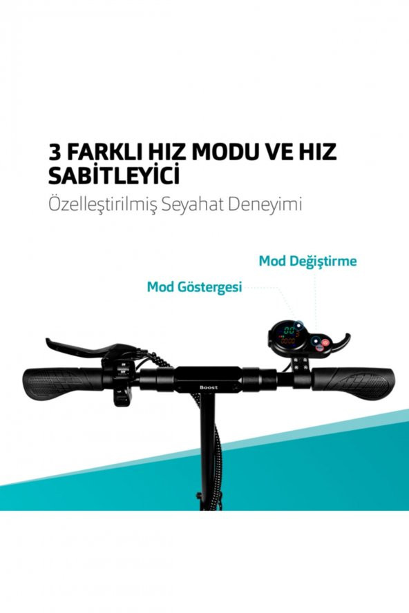 Ttec Boost Amortisörlü Katlanır Elektrikli Scooter-2es001 - 5