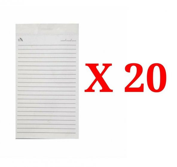 Kalemlikli Not Defteri Cüzdan Yedek Defteri (20 Adet) ürün görseli