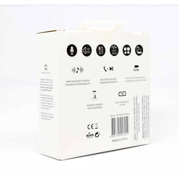 Samsung C&T İTFİT 103B Siyah Bluetooth Kulaklık - GP-OAU019SAABW Samsung Türkiye Garantili - Resim 4