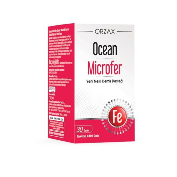 Microfer Takviye Edici Gıda 30 Tablet