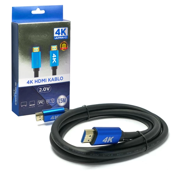 Seenergy Hdmı Kablo Gold 2.0V 2K 4K Hdtv 1.5Mt Se-015M4K - 2