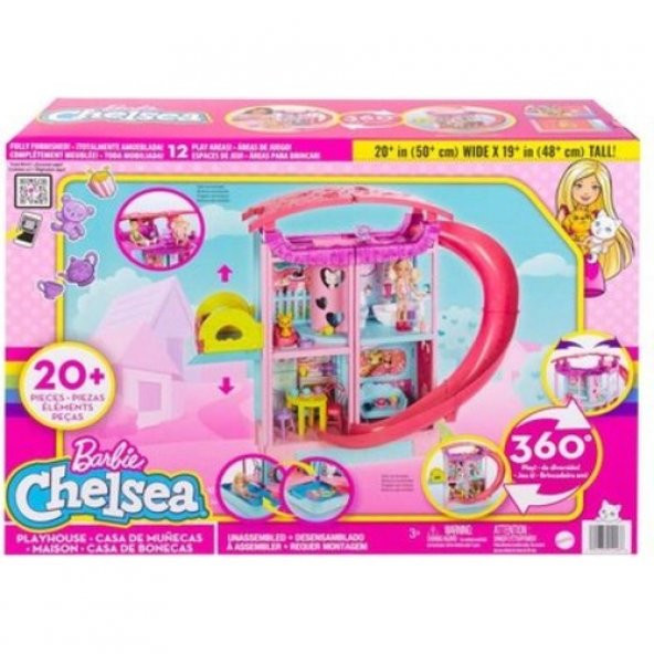 Barbie Chelsea Oyun Evi Set HCK77 Lisanslı Ürün