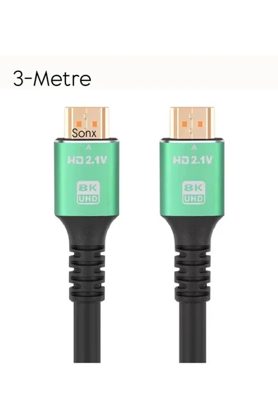 Hdmi 2.1 Kablo – 8K Hd Görüntü Ses Aktarımı 8K 60Hz 4K 120Hz