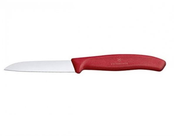Seramikci Vıctorınox Soyma Bıçağı 8cm Düz Kırmızı
