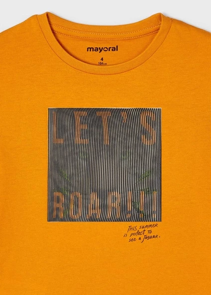 Mayoral Turuncu Erkek Çocuk T-Shırt - Resim 6