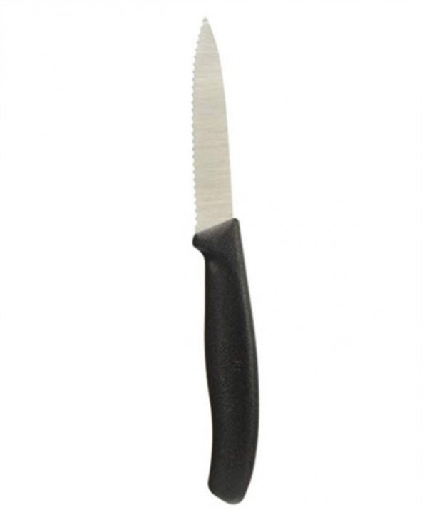 Seramikci Vıctorınox Soyma Bıçağı 8cm Testere Sivri Siyah