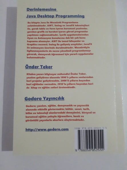 Derinlemesine Java Desktop Programming - 2