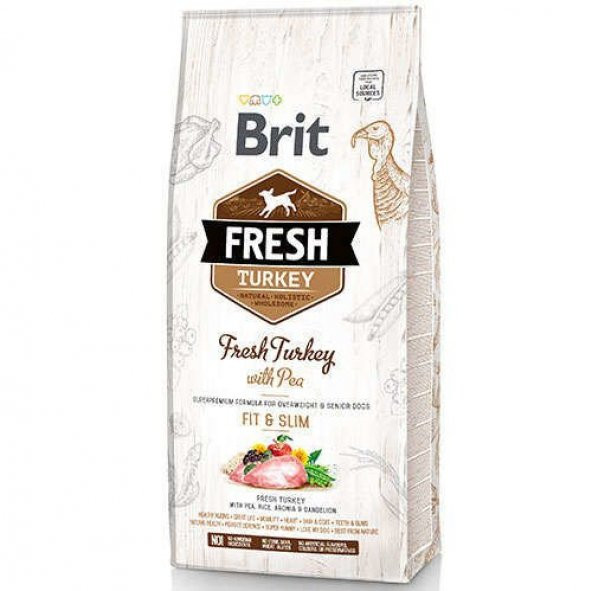 Brit Fresh Hindili ve Bezelyeli Yetişkin Köpek Maması 12 Kg - 9