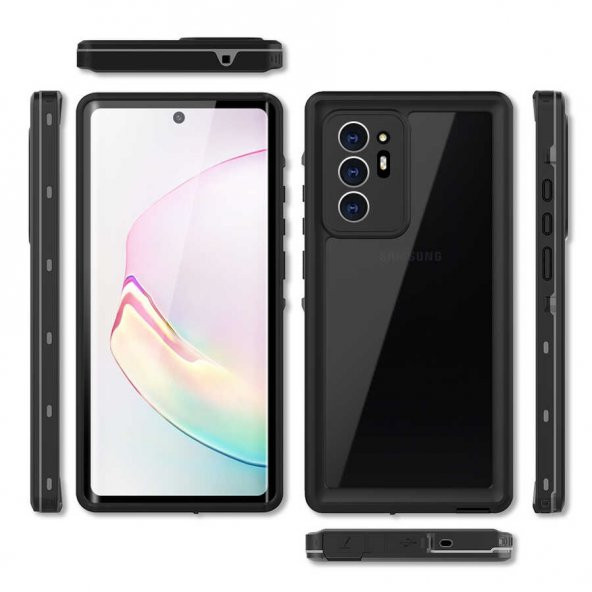 Galaxy Note 20 Ultra Kılıf 1-1 Su Geçirmez Kılıf - 3