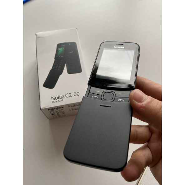 nokia c2-00 kızaklı cep telefonu (ithalatcı garantili