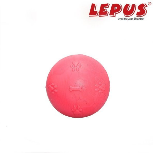 Lepus Ağız ve Diş Sağlığı İçin Küçük Top Köpek Oyuncağı Pembe 5 cm - 2