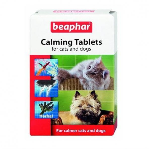 Beaphar Calming Bitkisel Kedi Köpek Sakinleştirici Tablet 20 Adet - 1