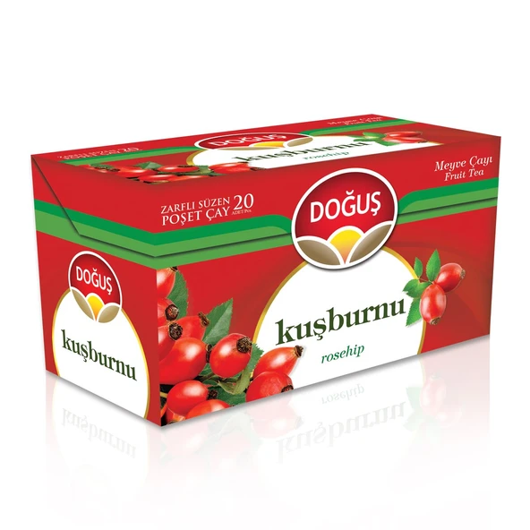 Kuşburnu Meyve Çayı Süzen Poşet Çay 20X2.5 Gram