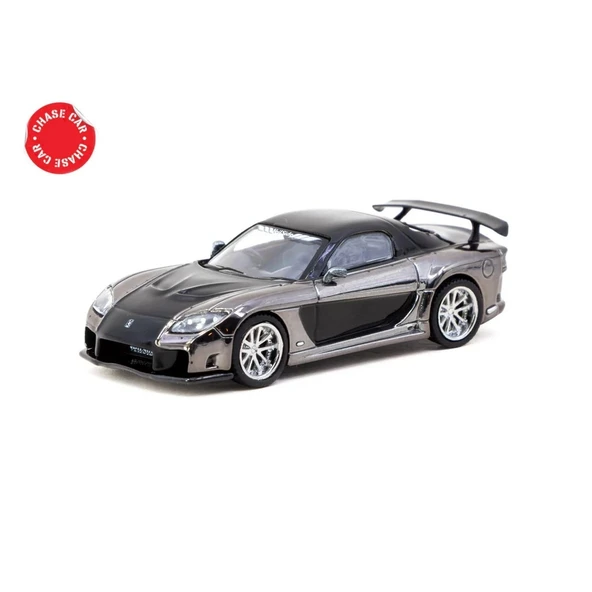 PTTAVM: Tarmac Works 1/64 Mazda RX-7 VeilSide Fortune7 Grey