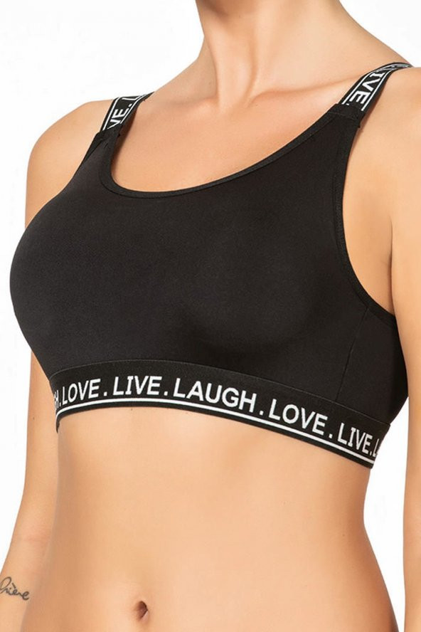 Nipora Kadın Pedli Sütyen Sporcu Büstiyeri 8527 - 2