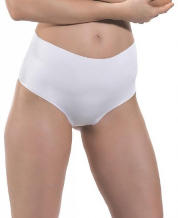 Nipora Kadın Yüksek Bel Lazer Kesim Bikini Tip Külot 3'lü 0296 - 4