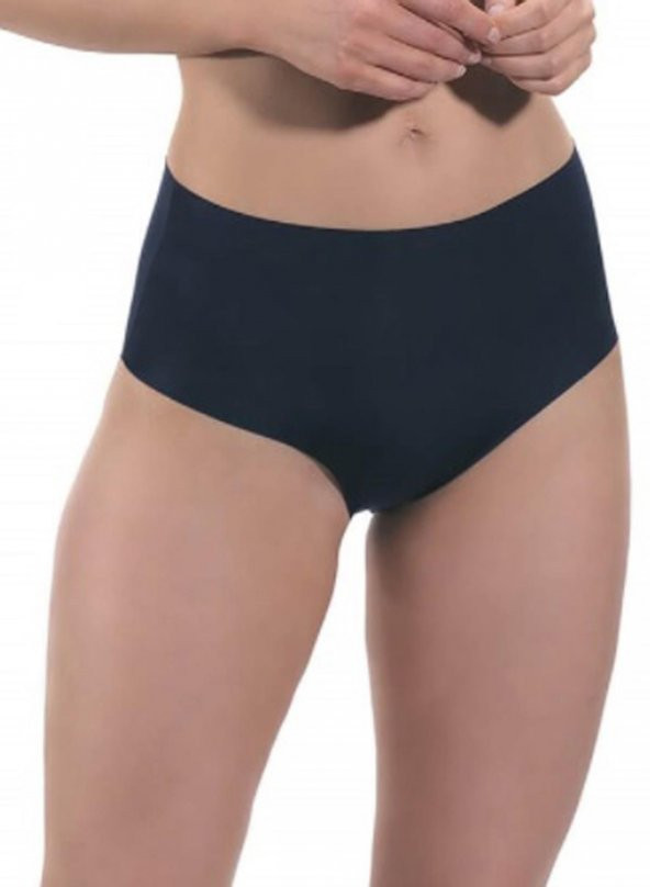 Nipora Kadın Yüksek Bel Lazer Kesim Bikini Tip Külot 3'lü 0296 - 8