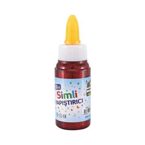 Nova Color Simli Sıvı Yapıştırıcı 50ml KIRMIZI