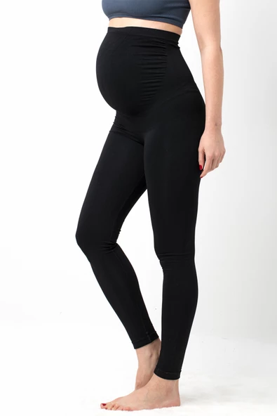 Kanz Seamless Yüksek Bel Hamile Tayt - 5