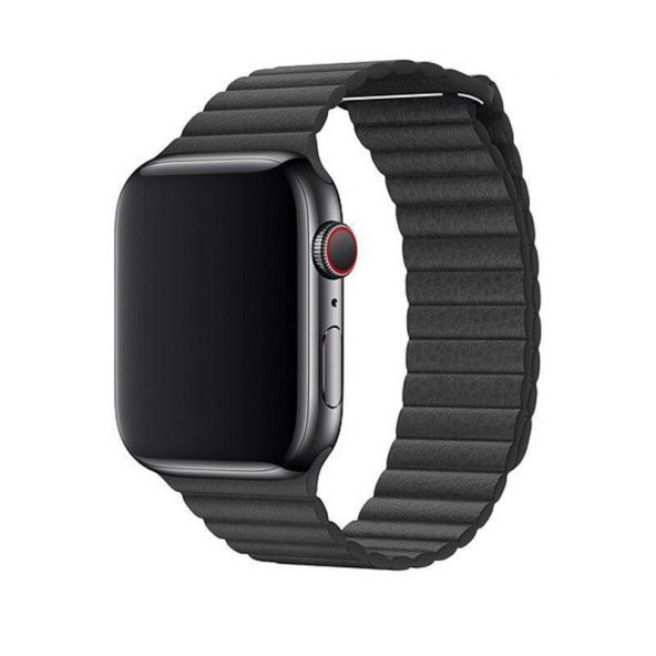 APPLE WATCH 45MM DERİ LOOP KORDON 45 MM KAYIŞ Seri 7 - 2