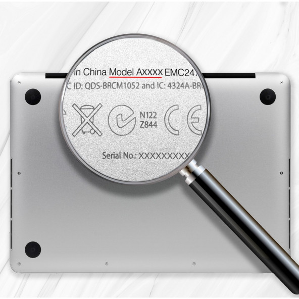 MACBOOK AİR 13.3 2020 KORUMA KILIFI A2179 MAT DOKU CASE - 3