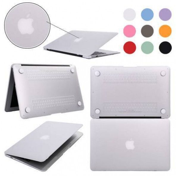 MACBOOK PRO 15.4 A1707 KILIF ÖN ARKA SİLİKON MAT DOKU 2016 TUOCHBAR - 9