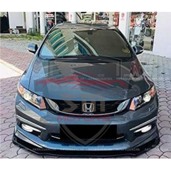 Honda Civic FB7 FB6 Ön Tampon Eki Bodykit Karlık Lip - 2