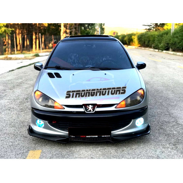 Peugeot 206 - 206+ Ön Tampon Eki Bodykit Karlık Lip - 2