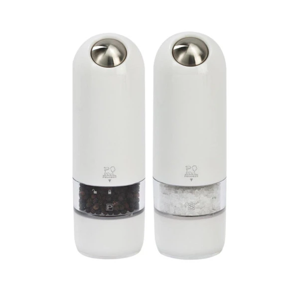 Peugeot Alaska Pilli Karabiber ve Tuz Değirmen Seti