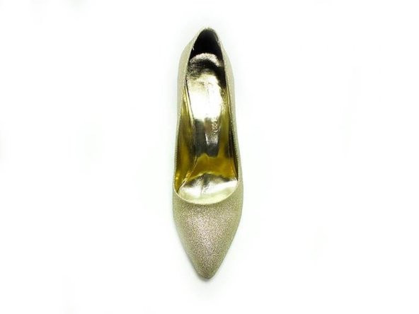 Çarıkçım Stiletto Kadın Ayakkabı Dore-Simli 61 700 - 6