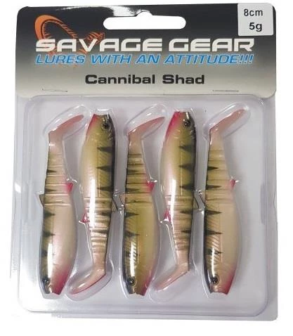 Savage gear Cannibal 8cm 5 Adet Suni Yem - 3
