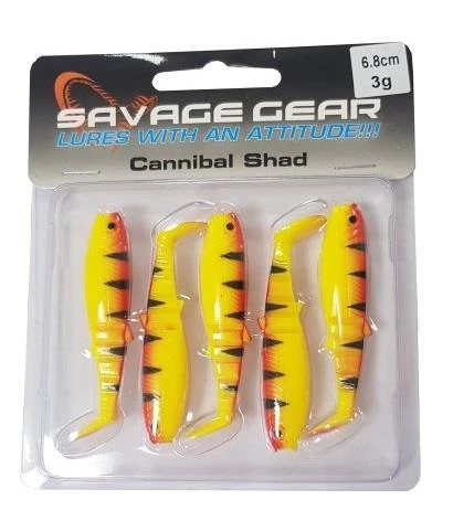 Savage gear Cannibal 6,8cm 5 Adet Suni Yem - 2
