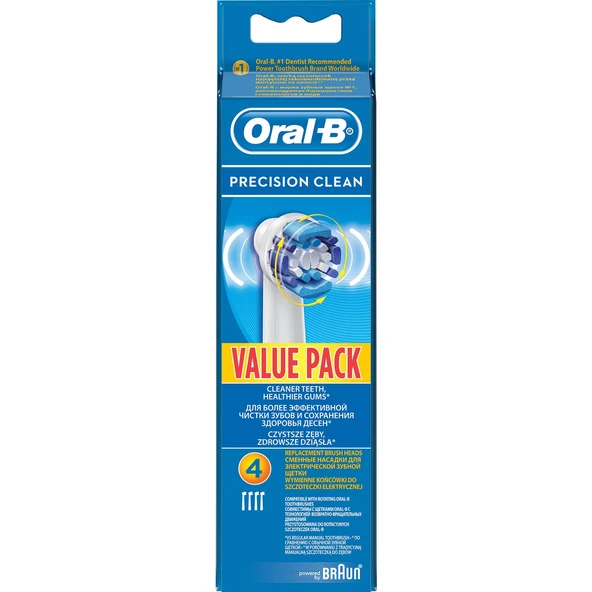 Oral-B EB20-4 Precision Clean 4'lü Diş Fırçası Yedek Başlığı - 2