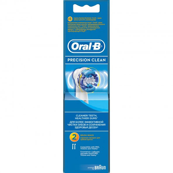 Oral-B Precision Clean 2Li Diş Fırçası Yedek Başlığı - 8