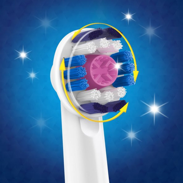 Oral-B EB18-4 3D White 4lü Diş Fırçası Yedek Başlığı - 4