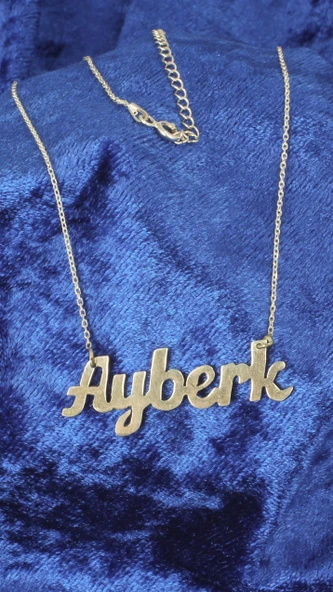 925 Ayar Gümüş İsim Yazılı Kolye ürün görseli