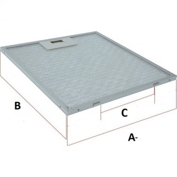 Franke,arçelik 25 X 30 Cm Davlumbaz Filtre Seti TIRNAKLI (2 Ad.)